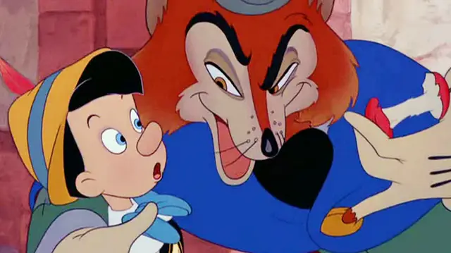 Example of the tempter archetype: Honest John in Disney's Pinocchio (1940)