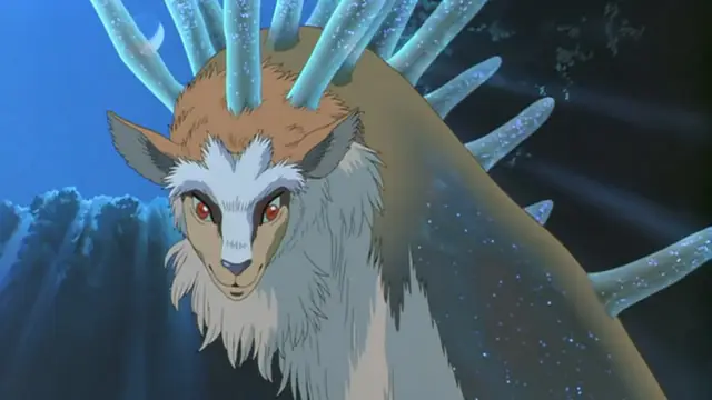 Example of the earth mother archetype: The Forest Spirit in Princess Mononoke (1997) directed by Hayao Miyazaki