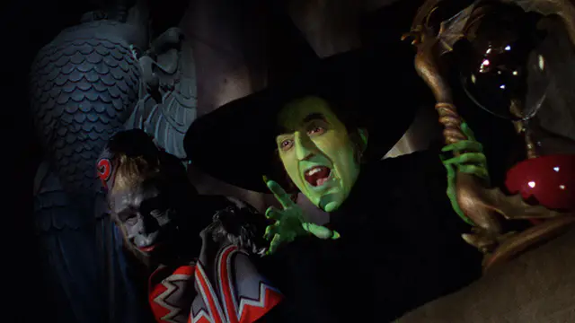 Example of the dragon archetype: Margaret Hamilton as the Wicked Witch of the West in The Wizard of Oz (1939) directed by Victor Fleming